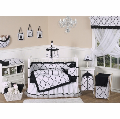 Princess Bedding Crib on Kids Crib Bedding Princess Black And White Crib Bedding Collection